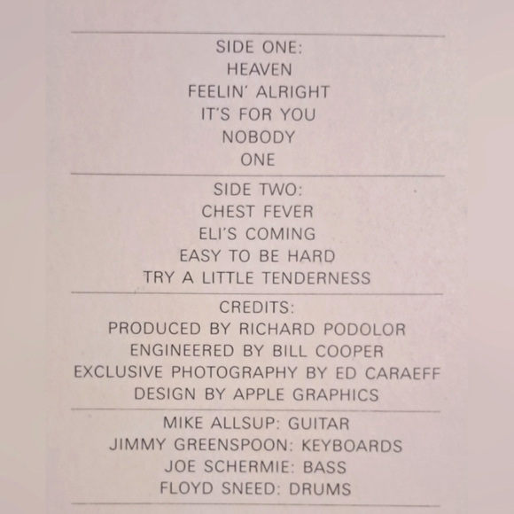 Three Dog Night Captured Live At The Forum Vinyl Album - Picture 3 of 4